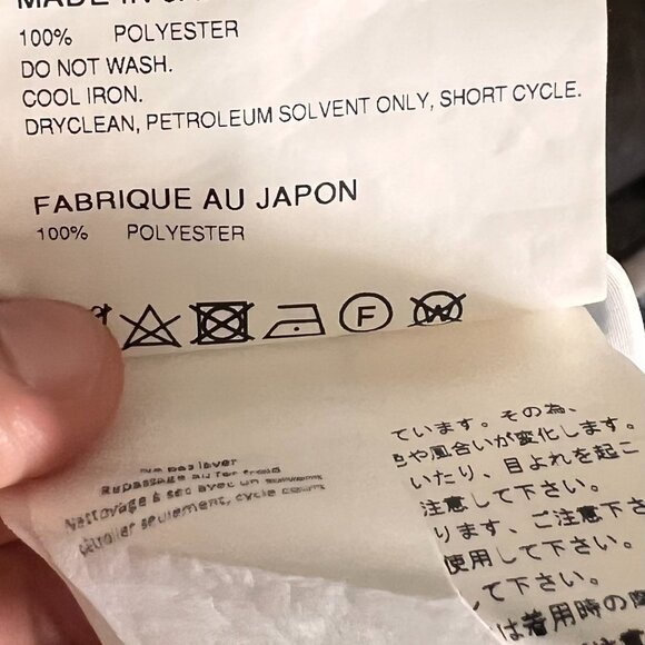 Comme Des Garcons-  Shiny Silver/Grey Button Down (Size M) [Luxury] - Picture 3 of 6